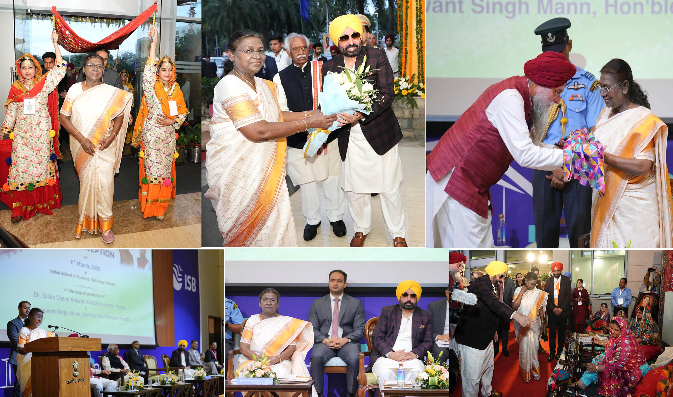 Punjab government accords rousing civic reception to President of India*